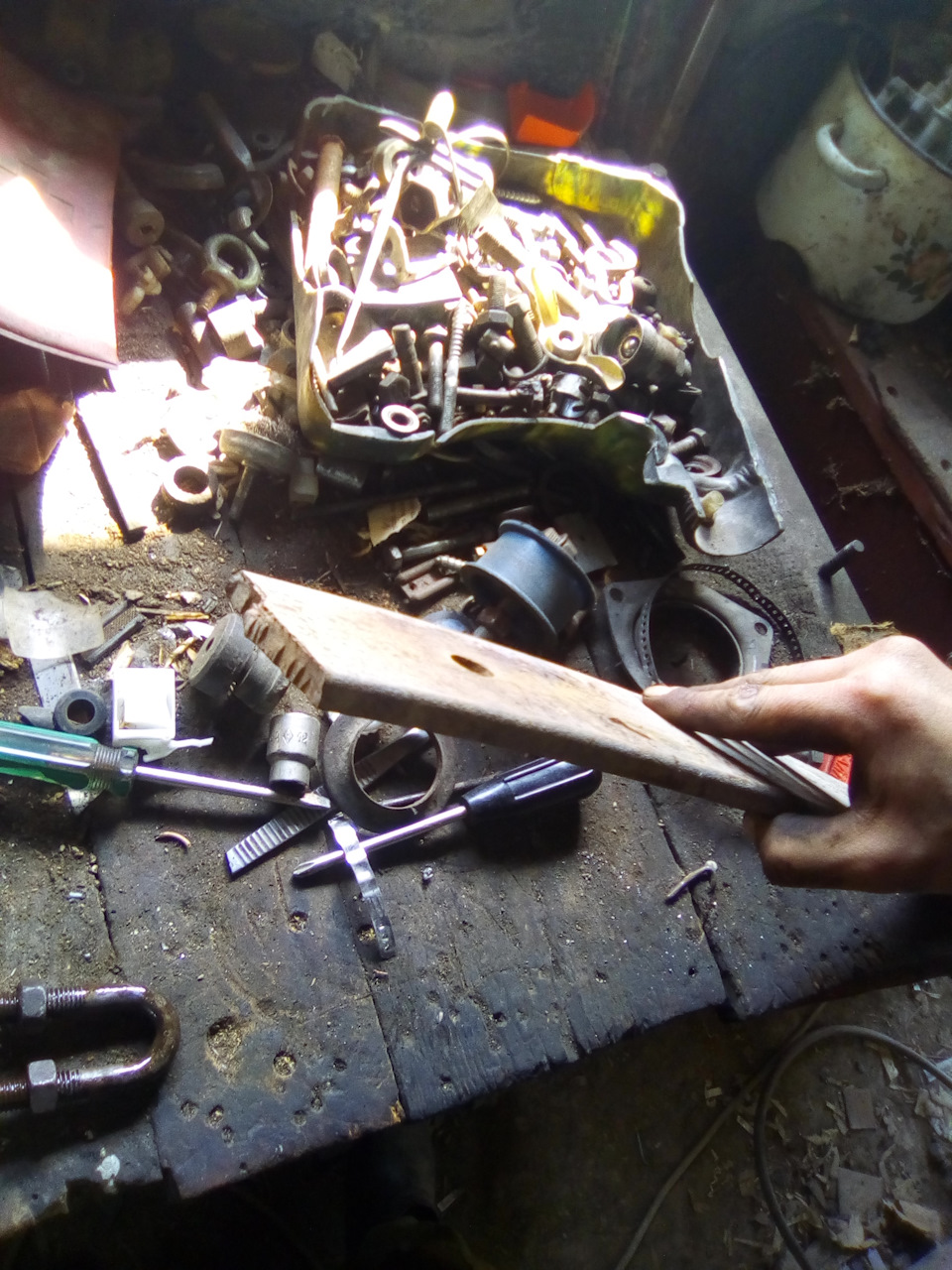 Самодельный инструмент для снятия рулевых наконечников — Lada 21104, 1 ...