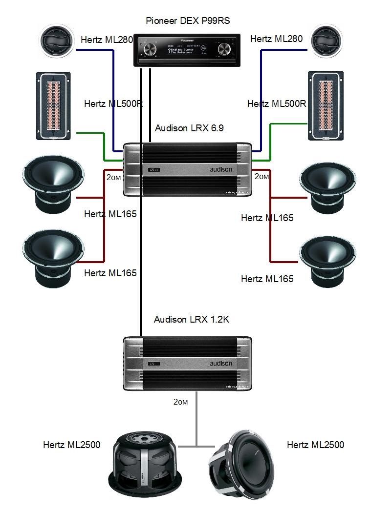 Pioneer dex p99rs схема подключения