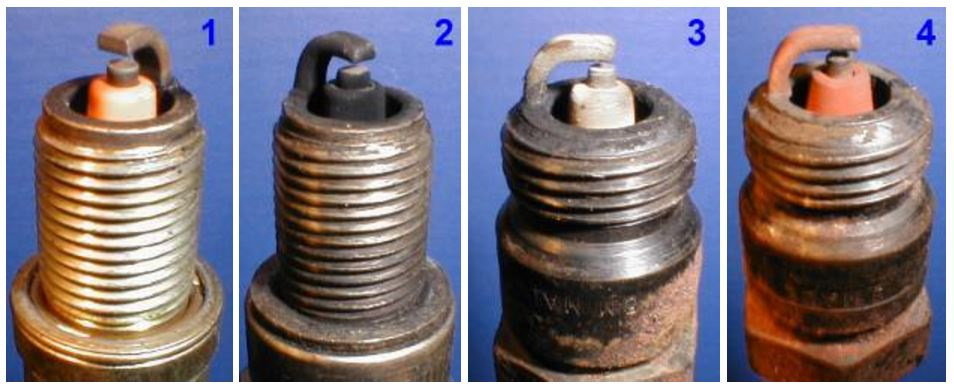Диагностика свечей зажигания по внешнему виду