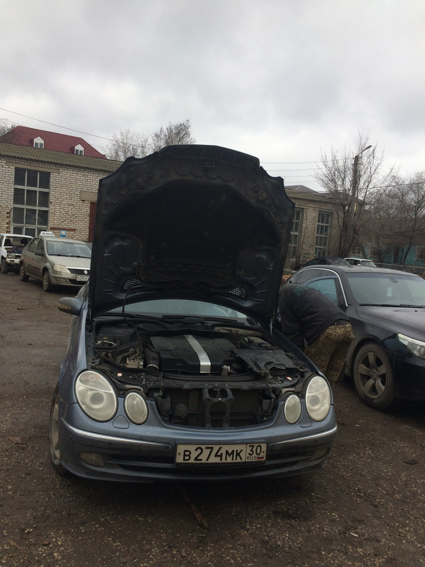 Затопил машину — Mercedes-Benz E-class (W211), 2,6 л, 2002 года | своими  руками | DRIVE2