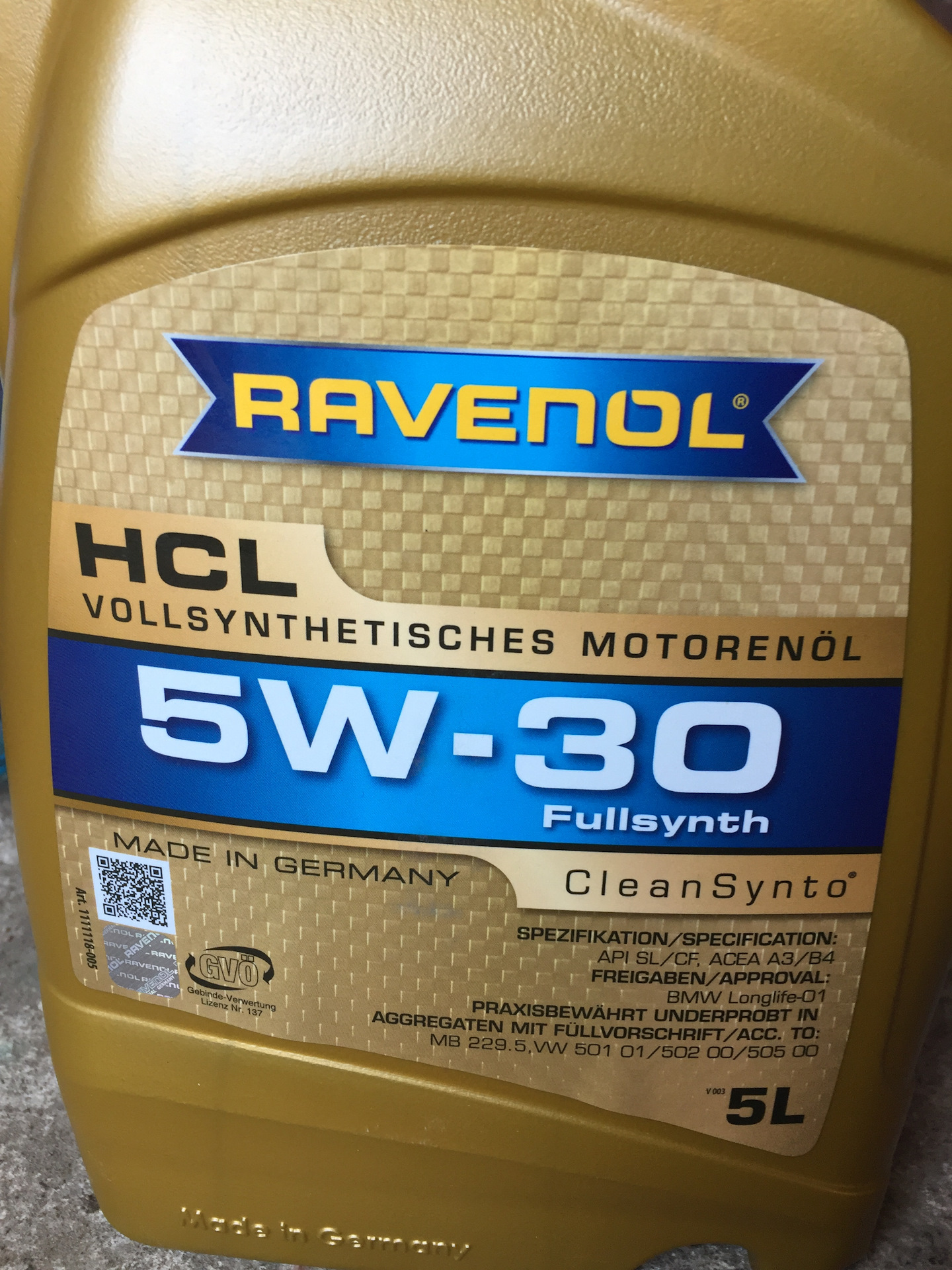 Нормальное масло. Равенол HCL 5w30. Масло Равенол 5w40 HCL 5 литров артикул. Ravenol HCL 5w-30 VOA. Масло Равенол 5w30 HCL.