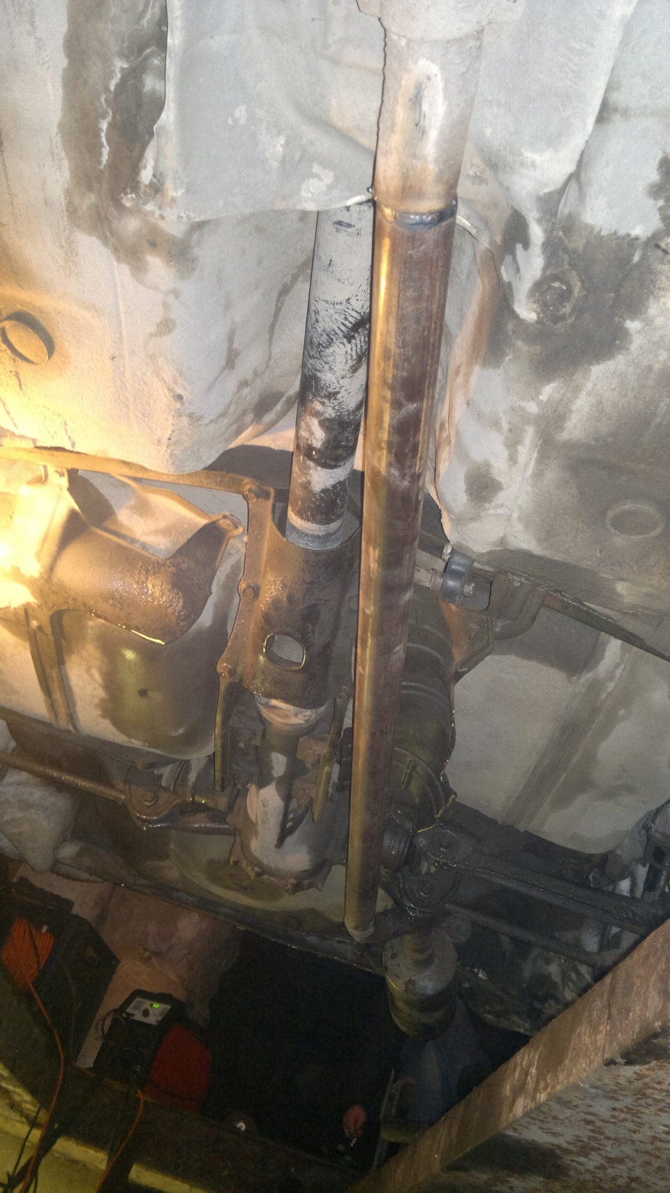 Сварка выхлопа на Subaru Impreza — DRIVE2