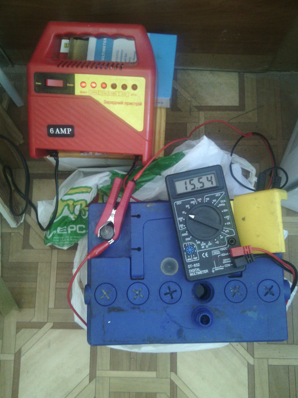 Замена аккумулятора — Lada 21104, 1,6 л, 2007 года | электроника | DRIVE2