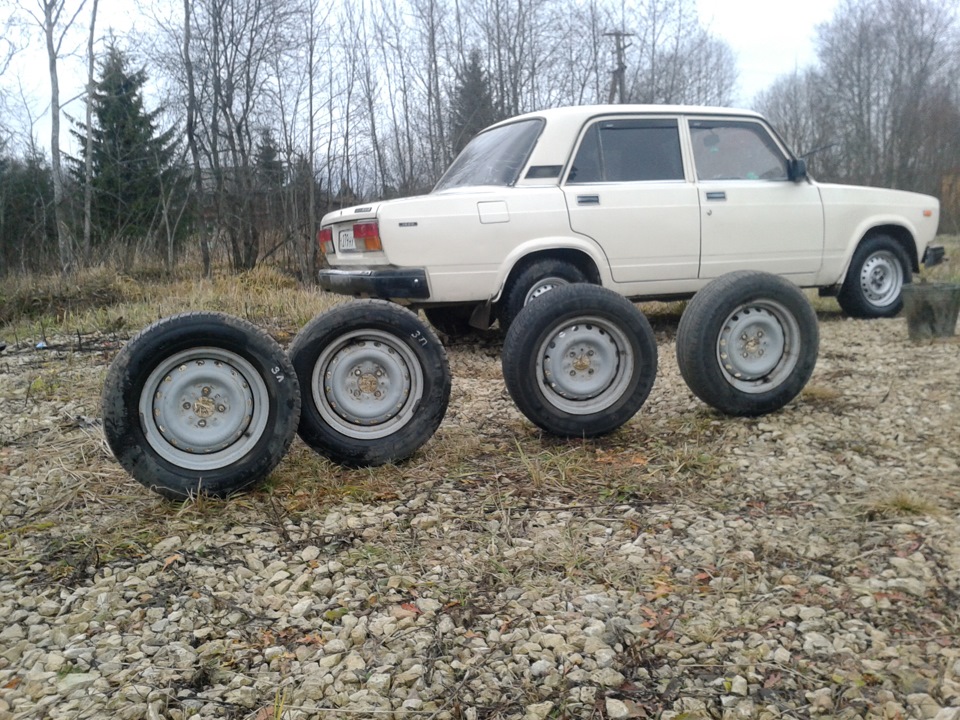 не дождался) — Lada 2107, 1,5 л, 1991 года | шины | DRIVE2