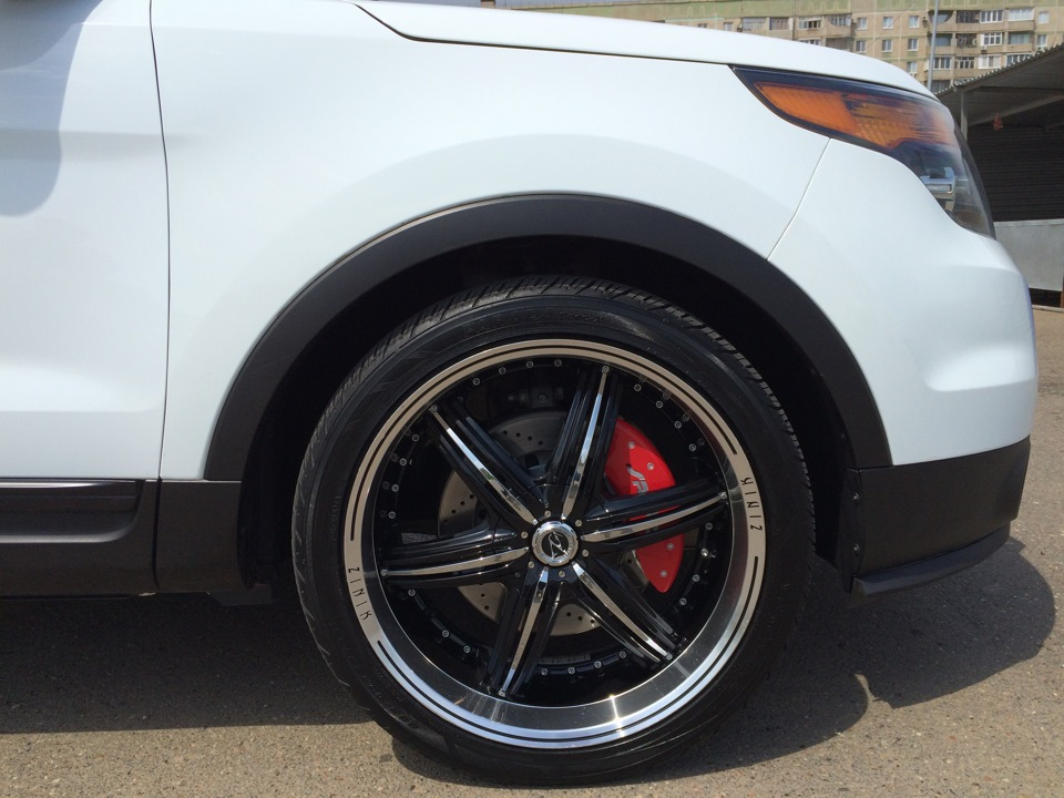 Перекрас(обновление) дисков на зиму zinik 22" итог! — Ford Explorer (5G ...