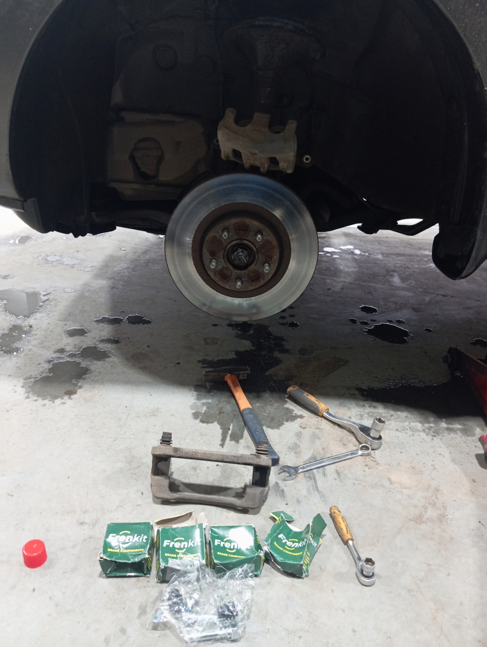 Ремкомплекты суппортов по кругу — Hyundai Santa Fe (2G), 2,2 л, 2008 ...