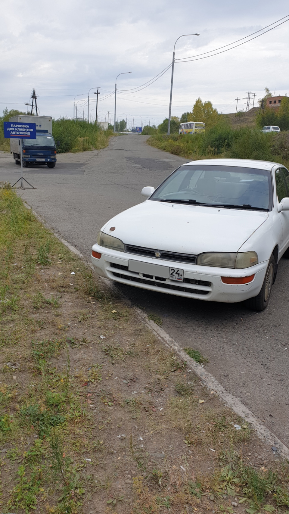 2 Новый день — новое лобовое — Toyota Sprinter (100), 1,5 л, 1991 года |  техосмотр | DRIVE2