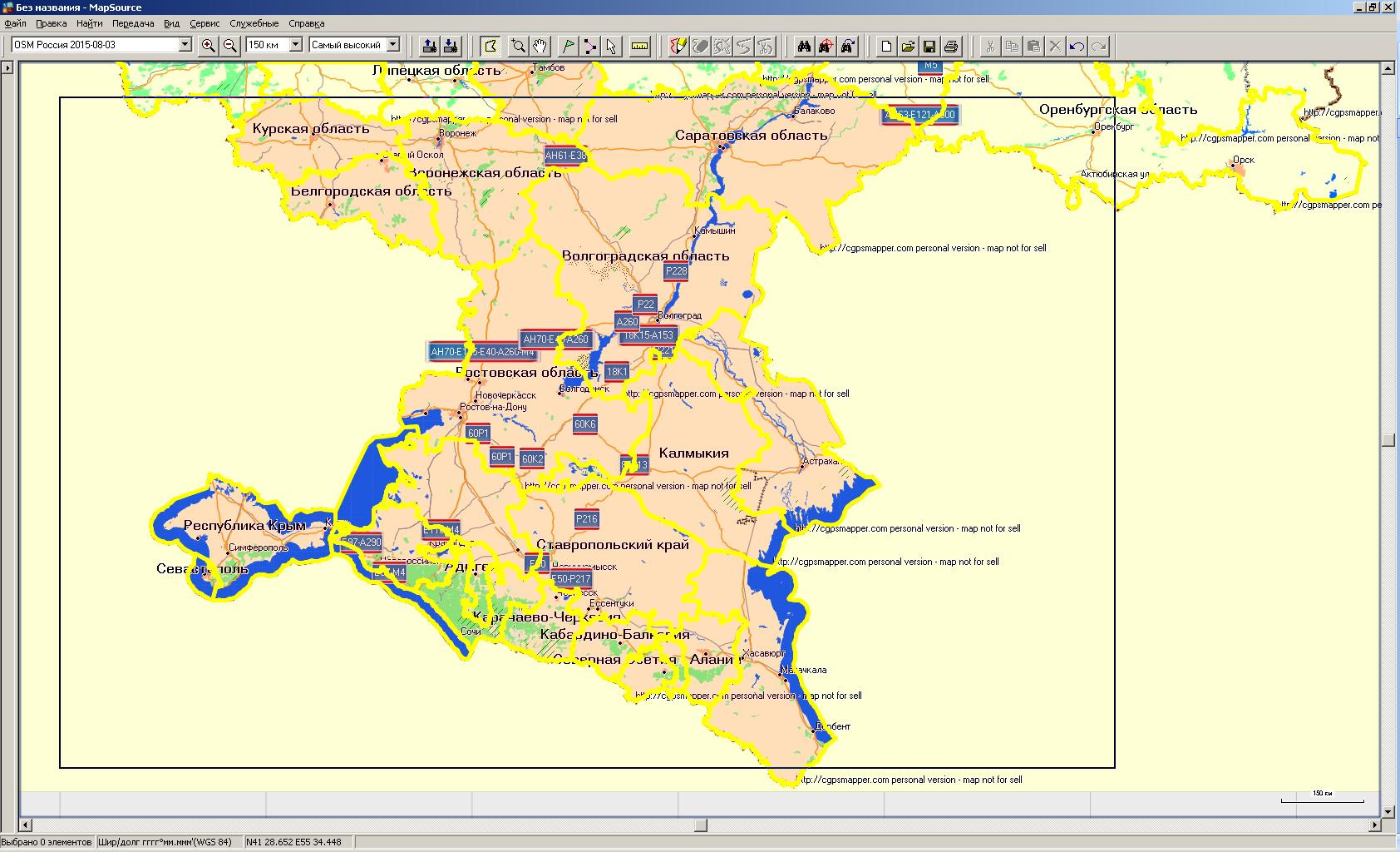 Osm карта краснодарского края