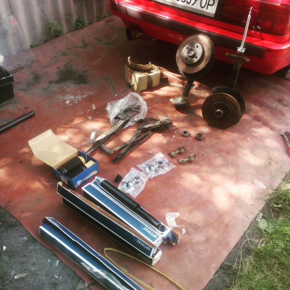 Прикупил новые амортизаторы на бешку газ-масло и намутил ...