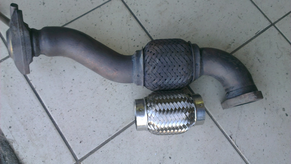 Замена прогоревшей гофры на Z28NET/A28NET. — Opel Vectra C, 2,8 л, 2006 ...