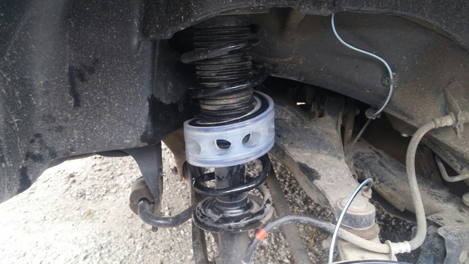 Проставки в пружины — Subaru XV (1G), 2 л, 2014 года | аксессуары | DRIVE2