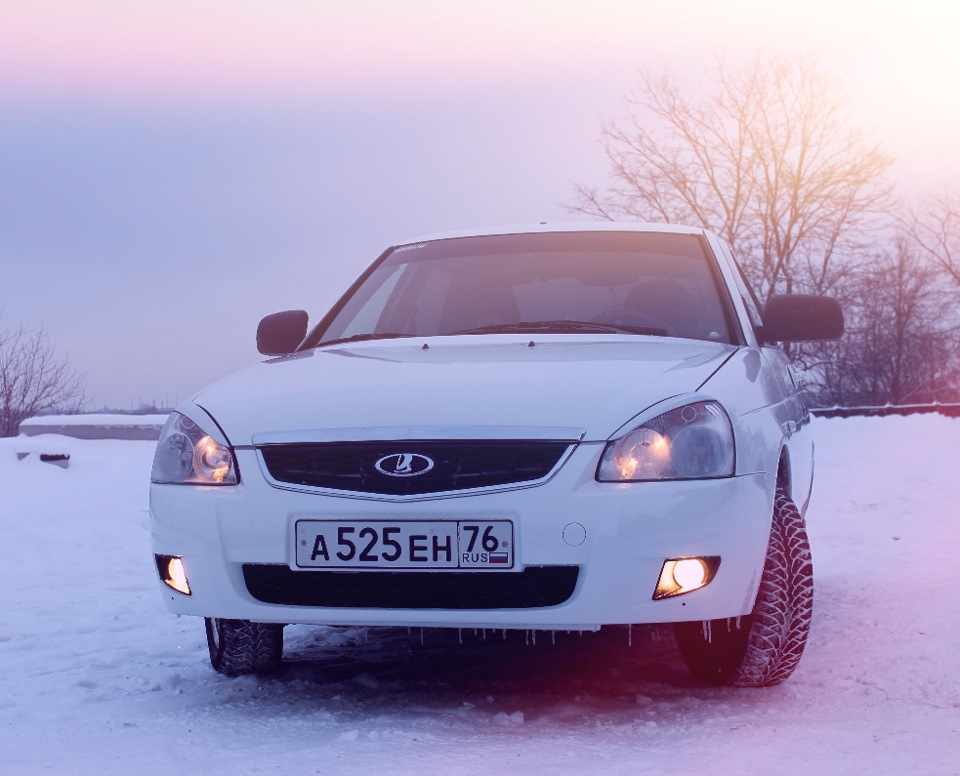 Новый облик. — Lada Приора хэтчбек, 1,6 л, 2011 года | фотография | DRIVE2