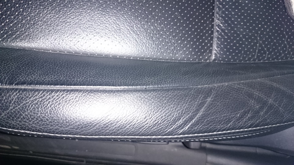 Замена затертых участков кожи на водительском сидении — Mitsubishi ...