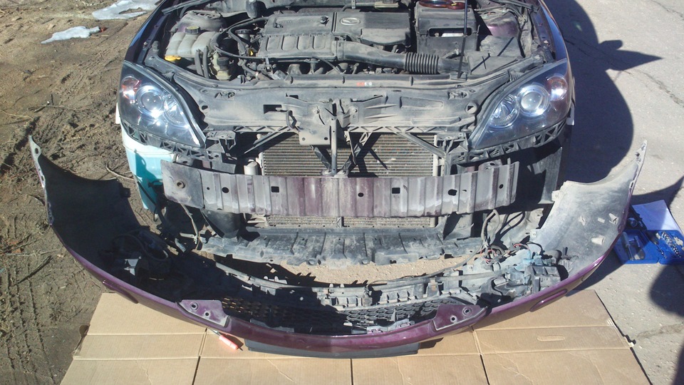 Замена ПТФ - Mazda 6 (2G) GH, 2 л, 2010 года поломка DRIVE2