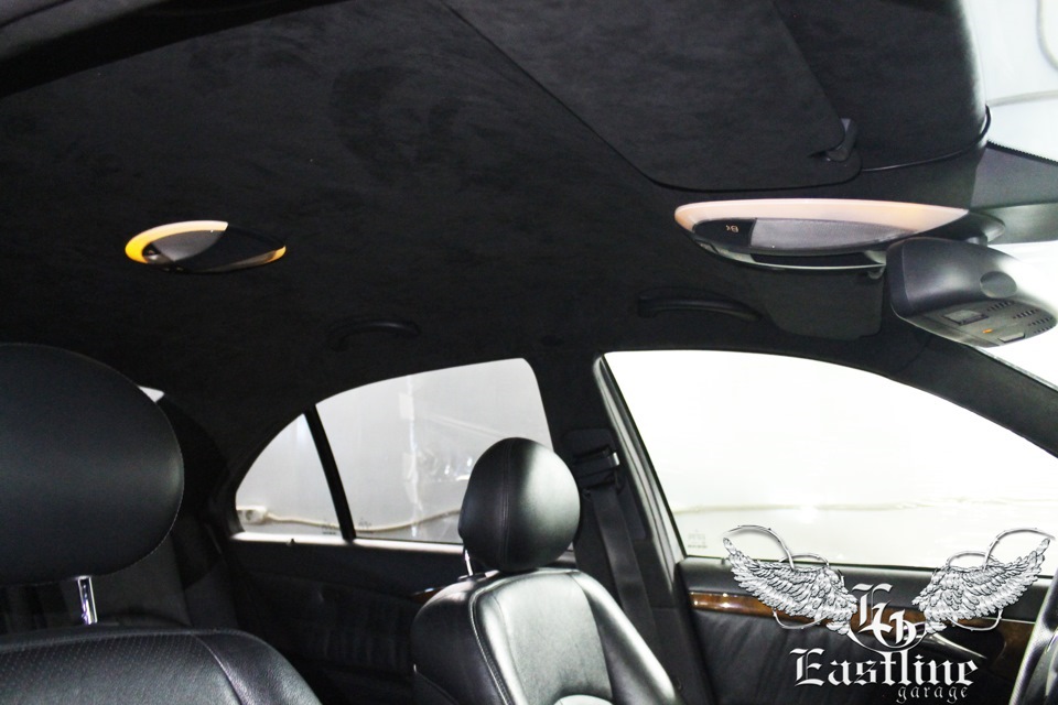 Как снять потолок w203 Черный потолок часть 2 - Mercedes-Benz CLS (W219), 3,5 л, 2005 года стайлинг DRI