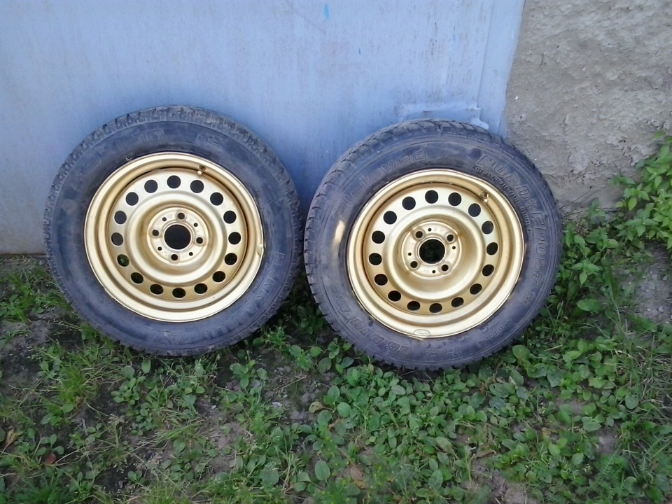 Золото на штампах=))) — Lada Приора седан, 1,6 л, 2007 года | колёсные ...