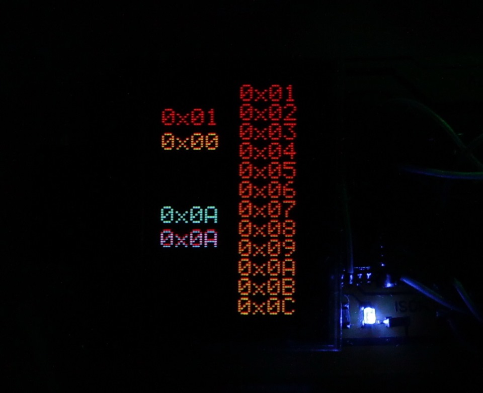OLED RGB selector automatic the beginning part two