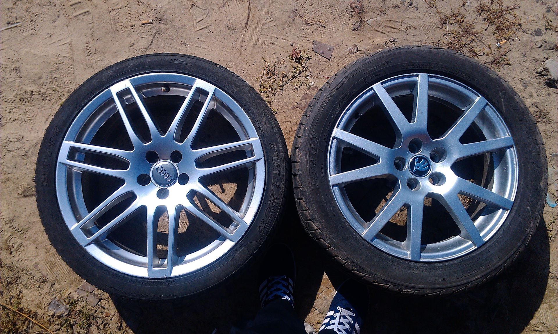 ПРОДАНЫ ! диски ауди R18 5х100 — Skoda Octavia A4 Mk1, 1,8 л, 2001 года ...