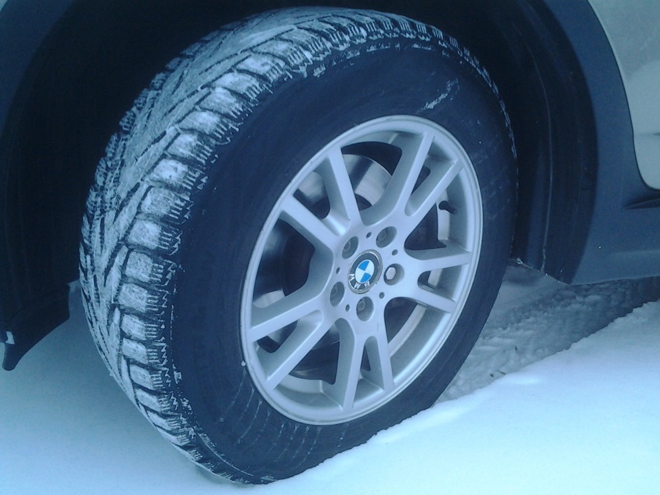 о Nokian Hakkapelitta R2 — BMW X3 (E83), 2,5 л, 2008 года | шины | DRIVE2