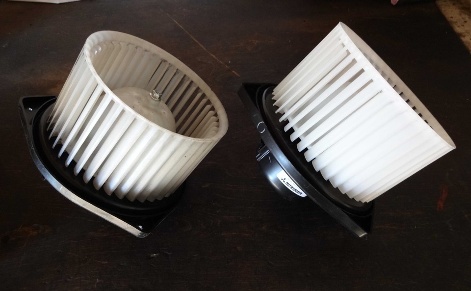 {4} Установка нового мотора печки и замена термопредохранителя ...