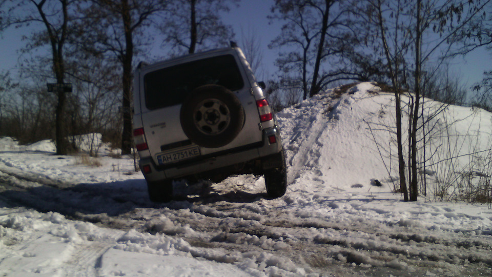 Амортизаторы от газели… — УАЗ Patriot, 2,7 л, 2006 года | своими руками ...