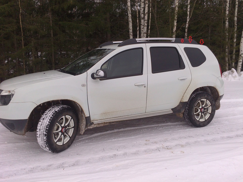 трещины ЛКП и кузовного железа на крыше — Renault Duster (1G), 2 л ...
