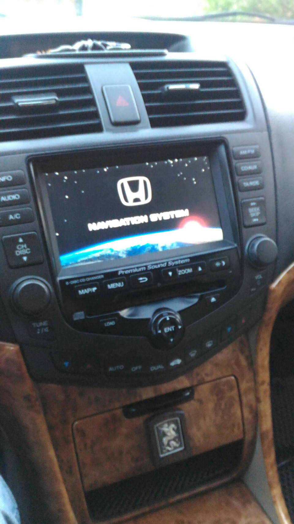 Камера заднего вида. — Honda Accord (7G), 2,4 л, 2003 года ...