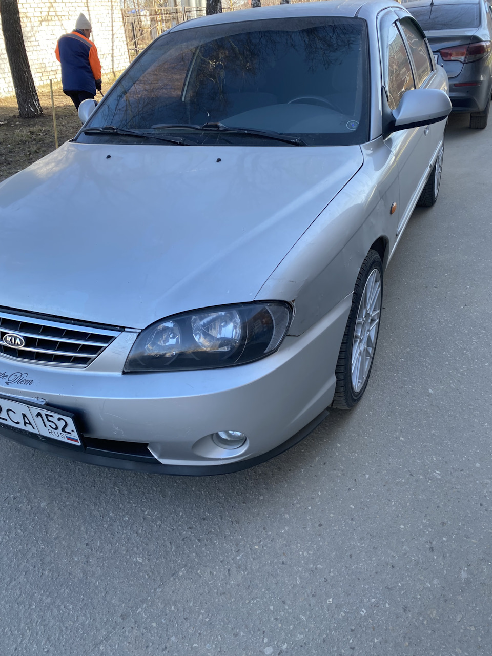 Покраска масок фар — KIA Spectra, 1,6 л, 2007 года | своими руками | DRIVE2