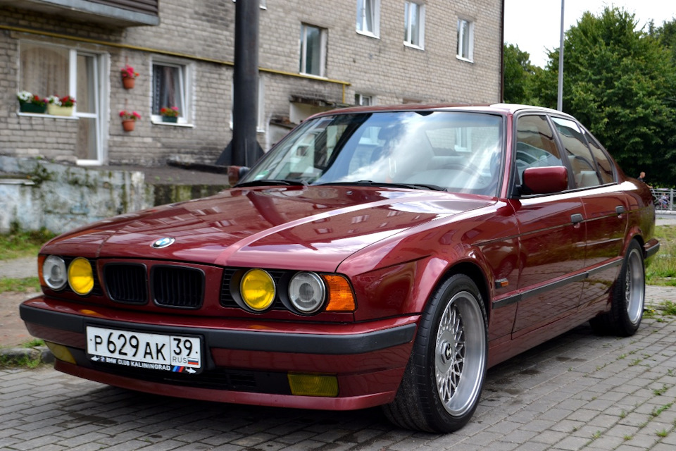 BMW e34 Calypsorot