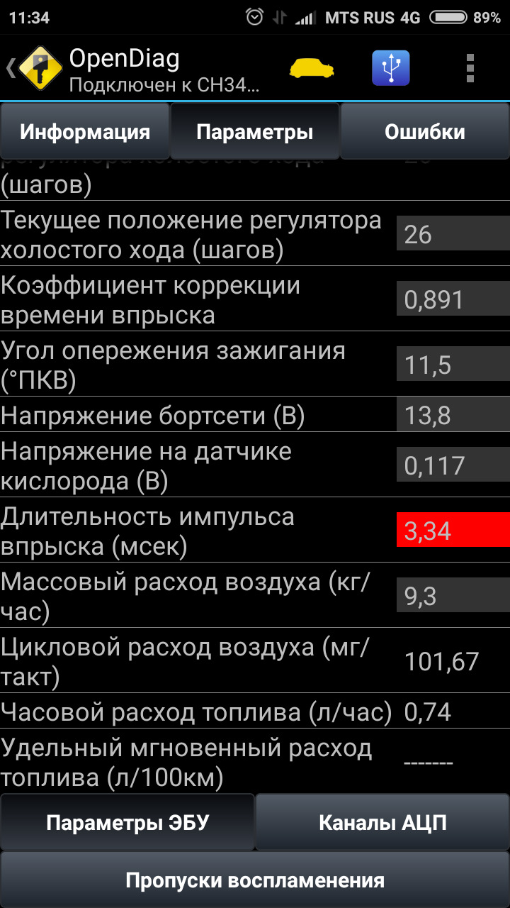 Норма расхода топлива ваз 21124