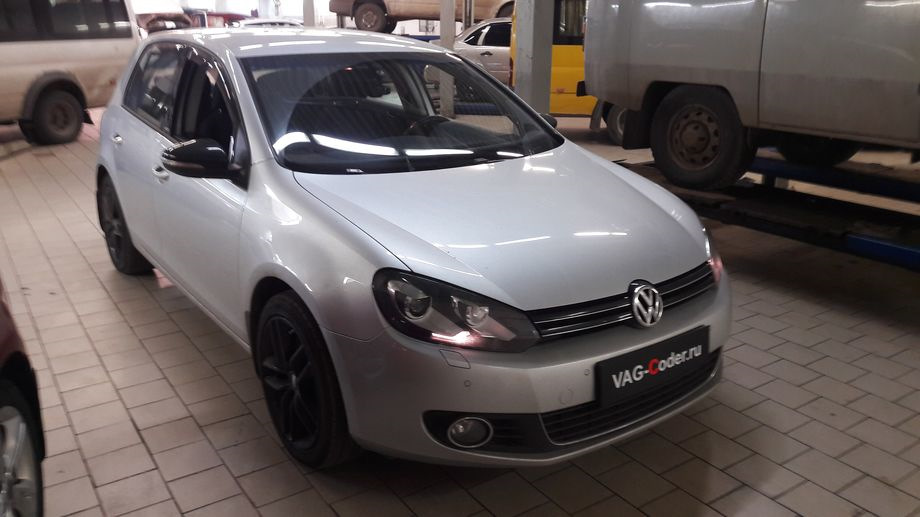 VW Golf VI-2012м/г — кодирование доустановленного адаптивного биксенона ...