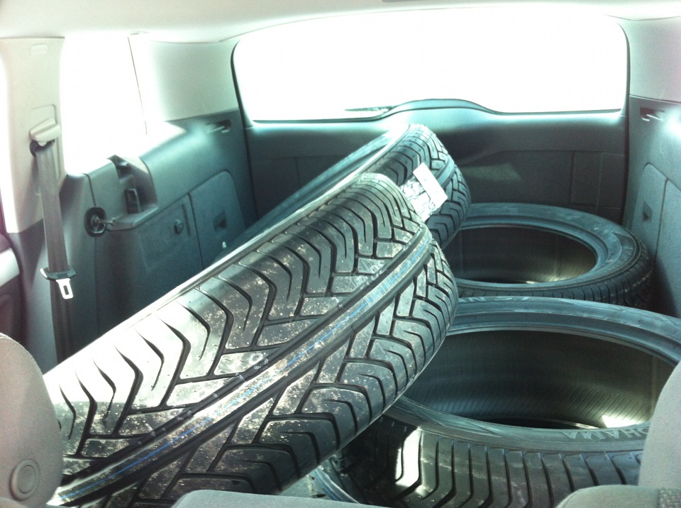 Летняя резина. — Volkswagen Touareg (1G), 2,5 л, 2008 года | шины | DRIVE2