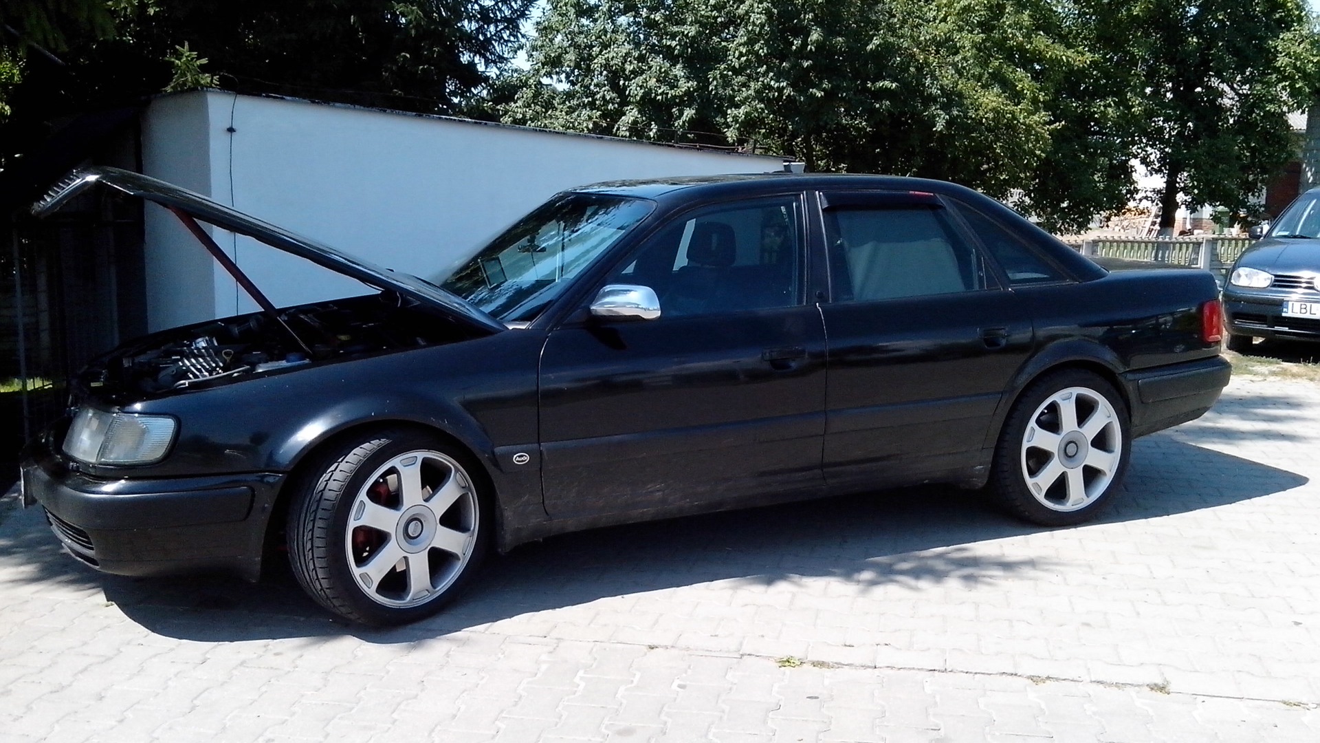 Audi S4 (C4) 2.2 бензиновый 1993 | Черный Акрил 2.2 Turbo на DRIVE2