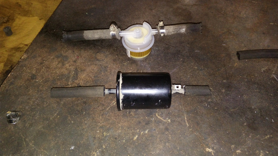 Бензиновый фильтр от инжектора на карбюратор! — Lada 4x4 3D, 1,7 л ...