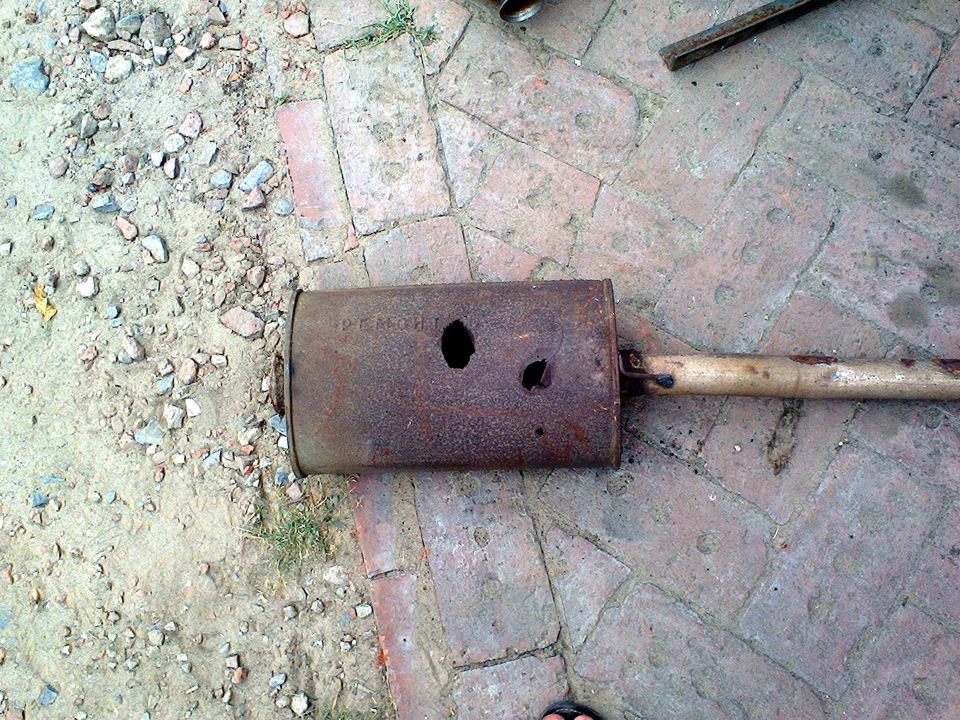 Глушитель из нержавейки! — Iran Khodro Samand, 1,6 л, 2006 года ...