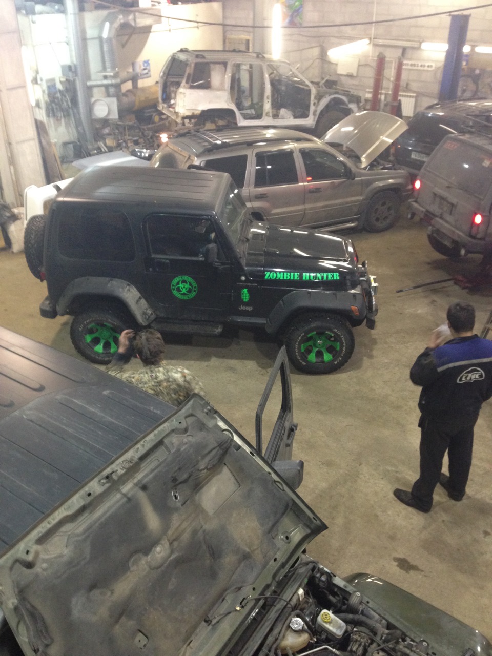 Лебедь, лифт и маслице. — Jeep Wrangler (TJ), 5,2 л, 1997 года | визит ...