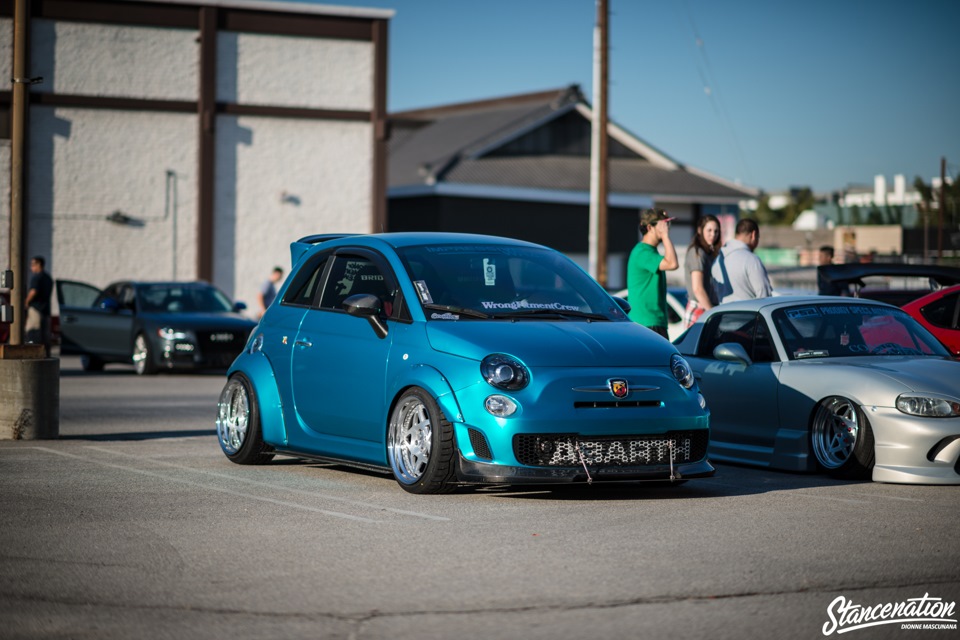 stanced fiat 500