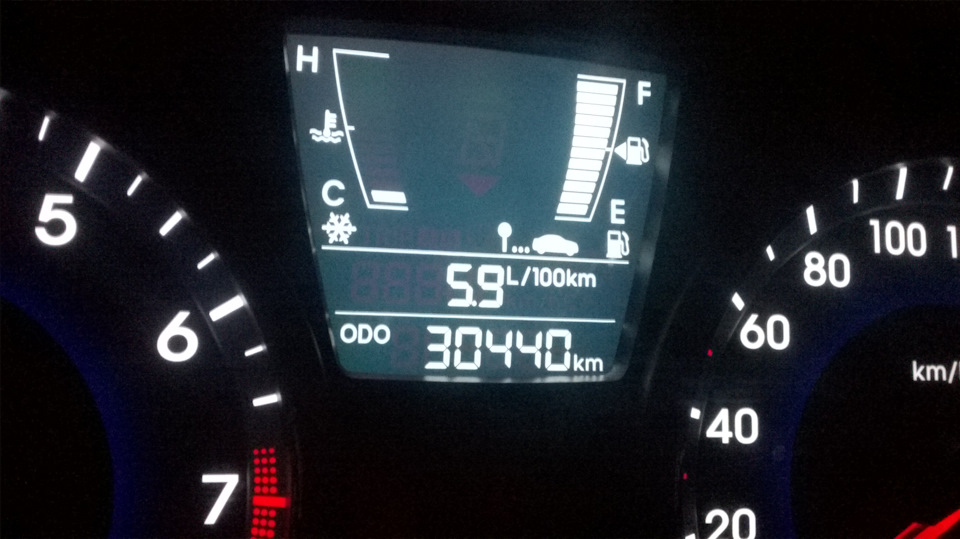 Про расход топлива… — Hyundai Solaris, 1,6 л., 2013 года | наблюдение ...