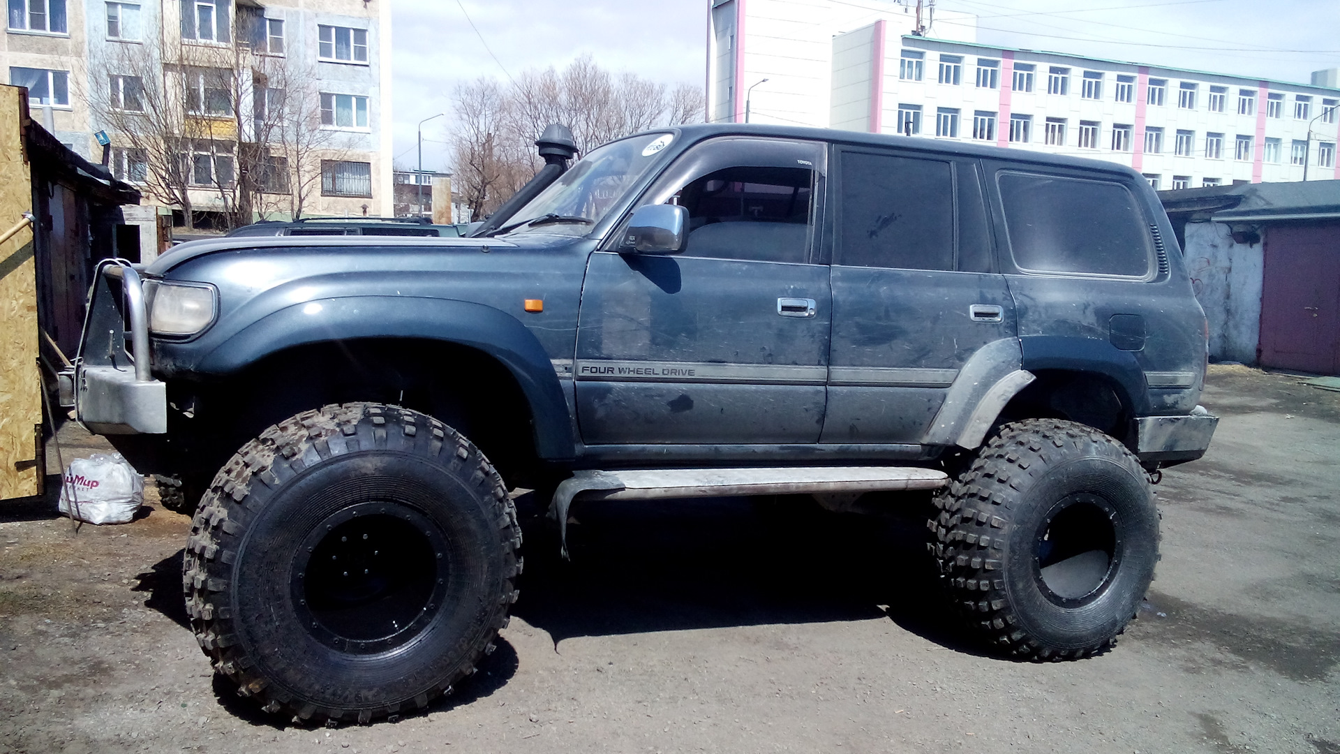 Авторос MX-trim 1050*500 на ТЛК-80 — Toyota Land Cruiser 80, 4,2 л, 1993  года | шины | DRIVE2