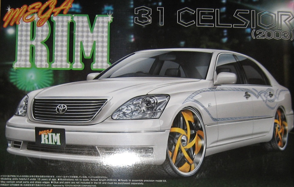 Aoshima Toyota Celsior UCF31 2003 Mega RIM Design 1:24 — DRIVE2