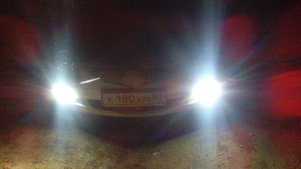 Ходовые огни — Mitsubishi Lancer IX, 1,6 л, 2005 года | аксессуары | DRIVE2