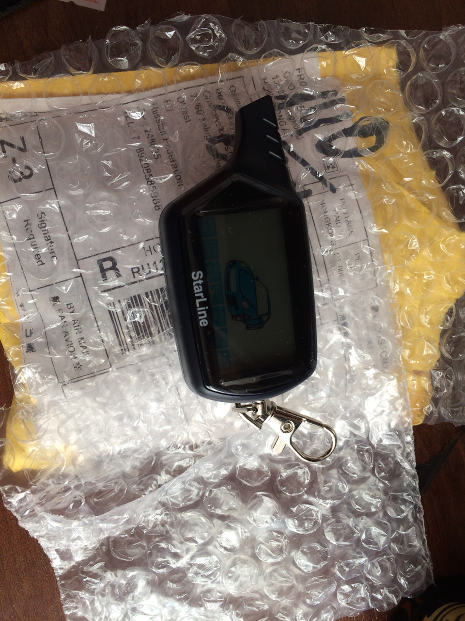 Замена брелка сигнализации Starline B6 — Volkswagen Passat B5, 1,8 л ...