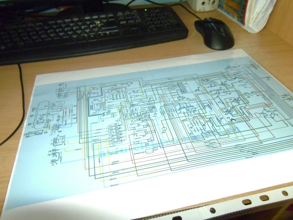схема — ЛуАЗ 969, 1,2 л, 1980 года | электроника | DRIVE2