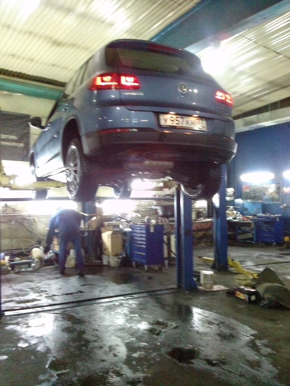 Замена масла и фильтра в Халдексе — Volkswagen Tiguan (1G), 1,4 л, 2011 ...