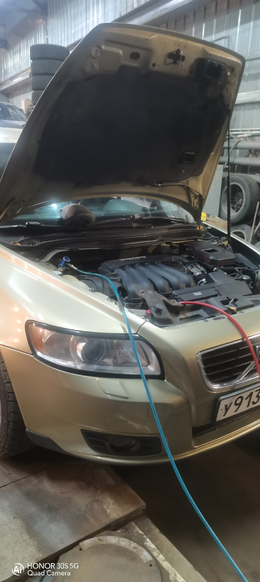 Полная заправка кондиционера на Volvo v50 2.4 — Volvo V50, 2,4 л, 2008 года  | плановое ТО | DRIVE2