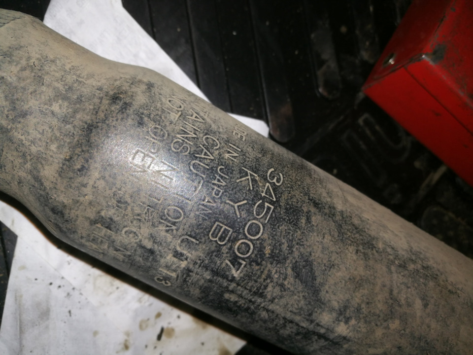 Замена дымохода, пружин, амортов — Nissan Patrol (Y60), 2,8 л, 1989 ...