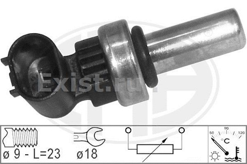 Датчик температуры охлаждающей жидкости на OPEL ASTRA H HATCH (Опель Астра н хэтчбек)