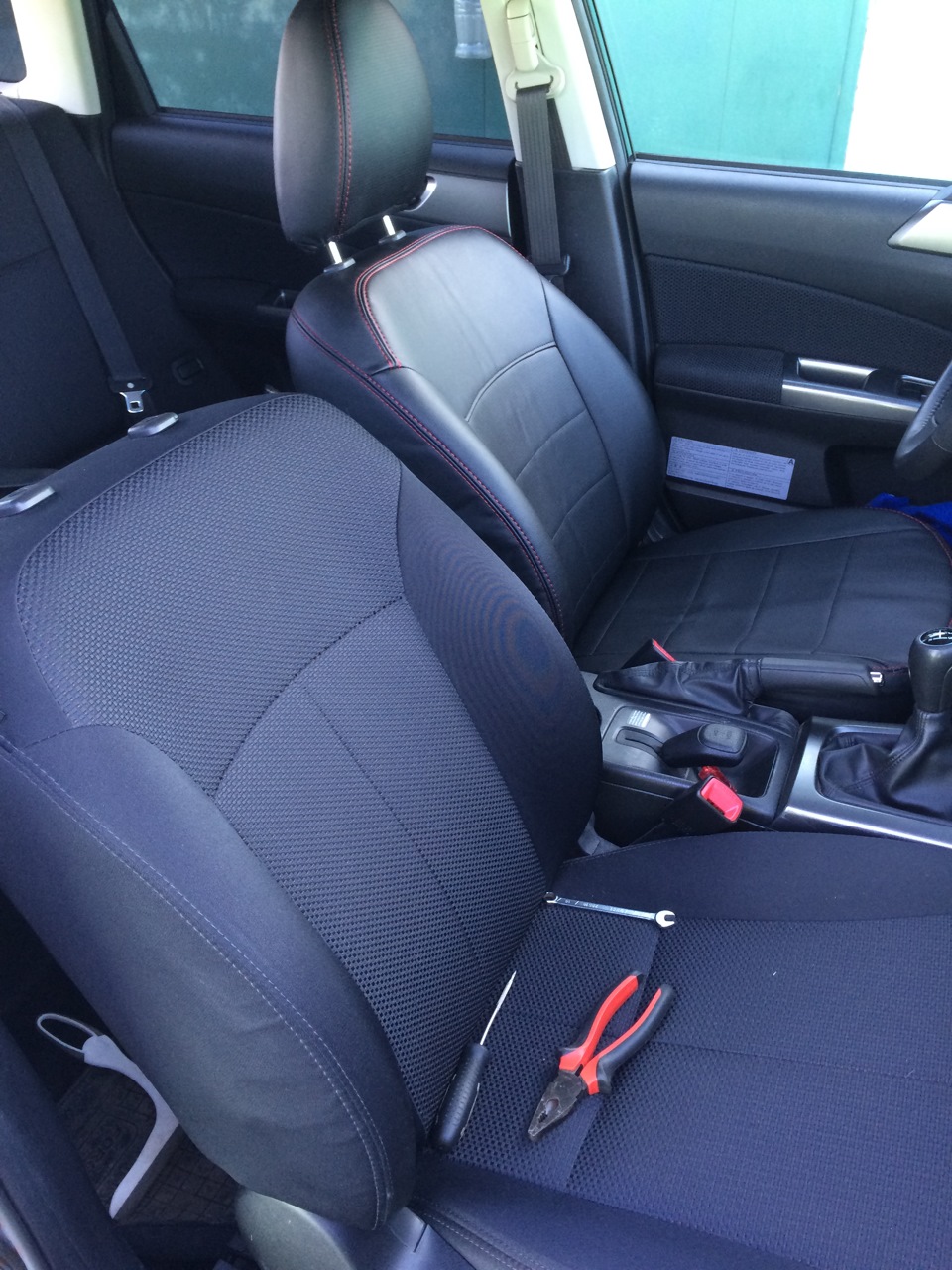 Чехлы Автофрант ч.2 — Subaru Forester (SH), 2 л, 2011 года | стайлинг ...