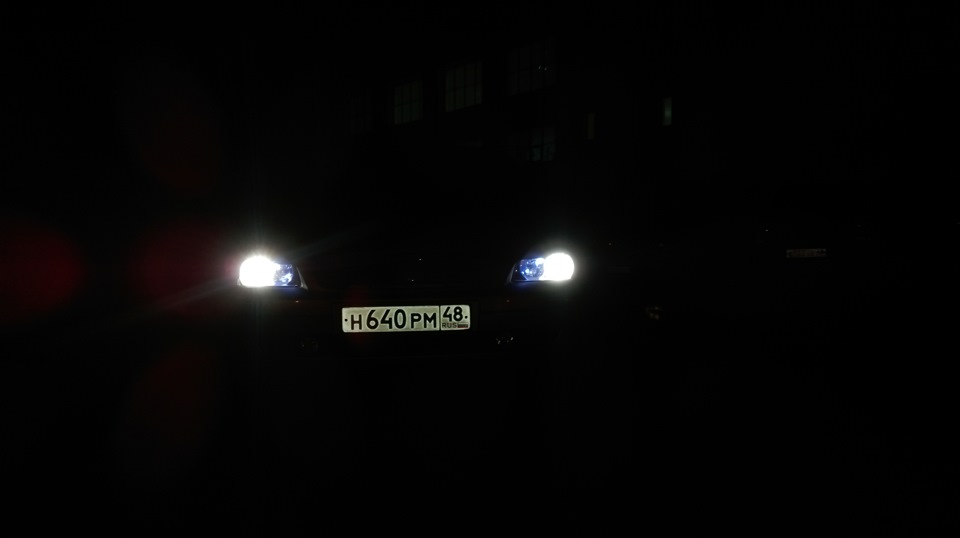 новые лампы ближнего света mtf5000k — Lada Приора универсал, 1,6 л ...
