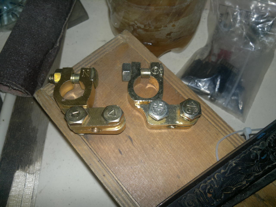 Ремонт клемм аккумулятора_часть 2 — Hyundai Terracan, 2,5 л, 2002 года ...